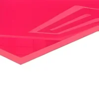 Dark Pink Cast Acrylic Sheet Light Pass