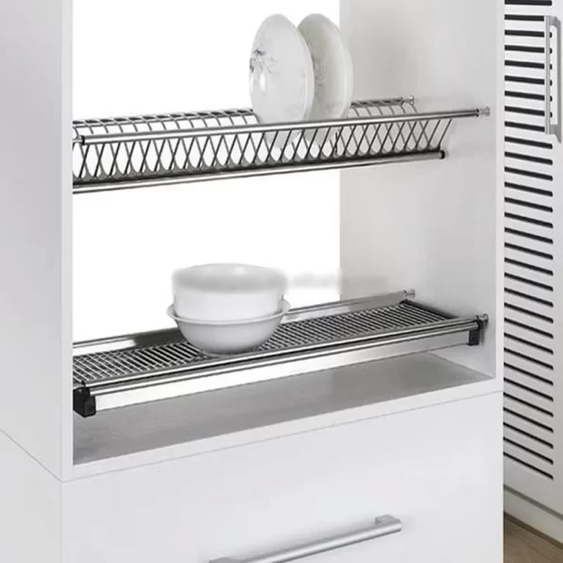 Dish Holder Inside Cabinet