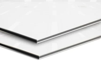 Glossy White Aluminium Composite Panel - ACP Wall Cladding Sheet
