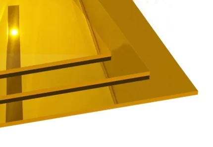 Gold Mirror Acrylic Sheet