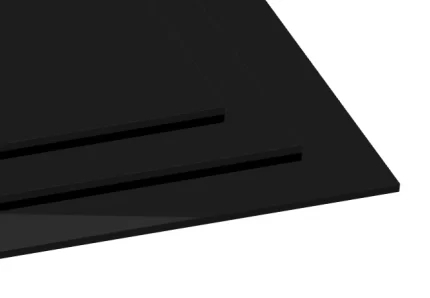 Opaque Cast Black Acrylic Sheet