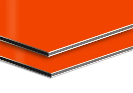 Orange Aluminium Composite Panel - ACP Wall Cladding Sheet
