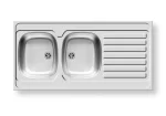 Pyramis Kitchen Sink International (120X60) 2B 1D