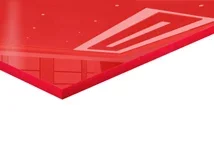 Red Acrylic Sheet - Light Pass