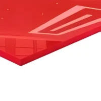 Red Acrylic Sheet - Light Pass