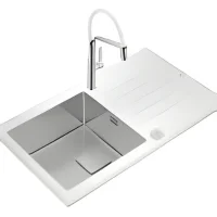 TEKA Sink 1B 1D Maestro Diamond RS15 86 Auto White