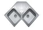 Teka Sink Inset Corner Angular 2B 1D
