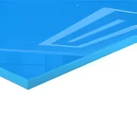 Light Blue Cast Acrylic Sheet Light Pass