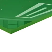 Green Acrylic Sheet - Light Pass
