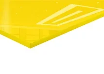 Yellow Cast Acrylic Sheet - Light Pass