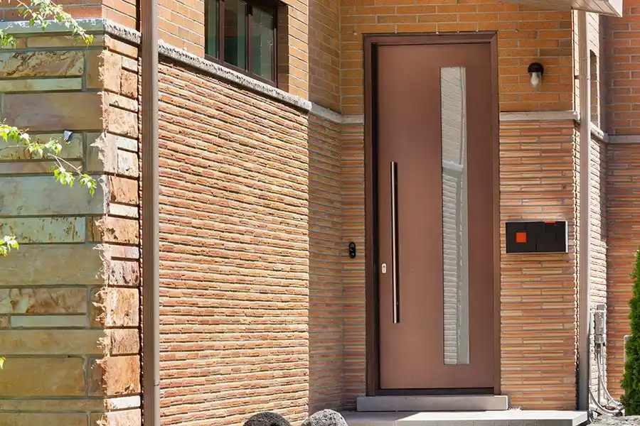 Aluminium and Wooden Door